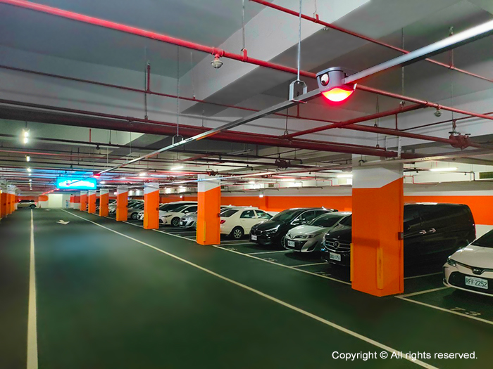 Taoyuan Ximen Car Park Implement with Parkxper LPR system